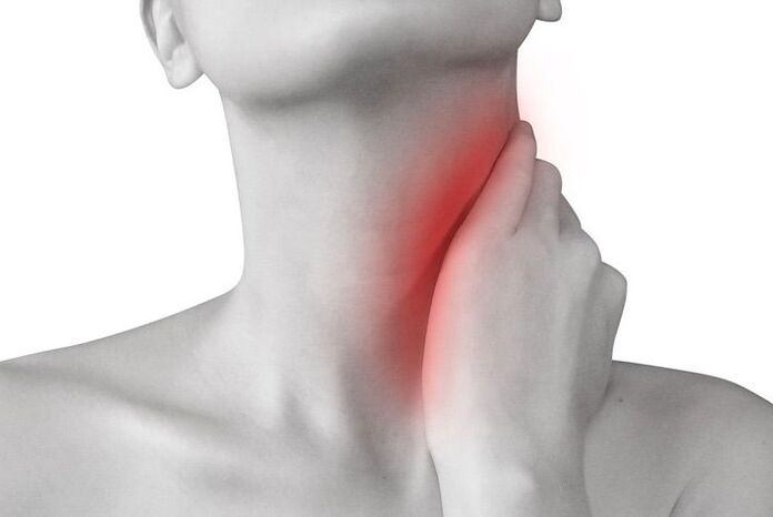 a nyirokcsomók gyulladása, mint a nyaki fájdalom oka